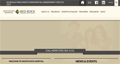 Desktop Screenshot of montevistahospital.com
